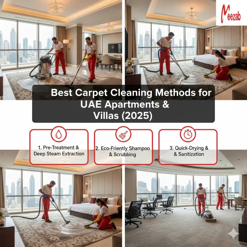 Best Carpet Cleaning Methods for UAE Apartments & Villas (2025)