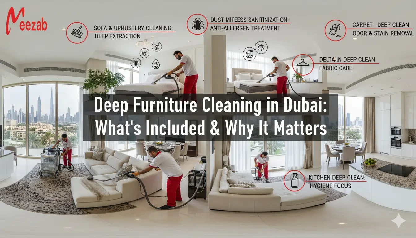 Deep Furniture Cleaning in Dubai: What’s Included & Why It Matters