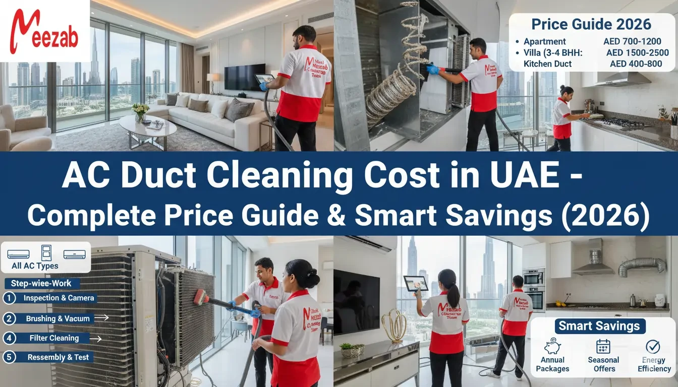 AC Duct Cleaning Cost in UAE – Complete Price Guide & Smart Savings (2026)